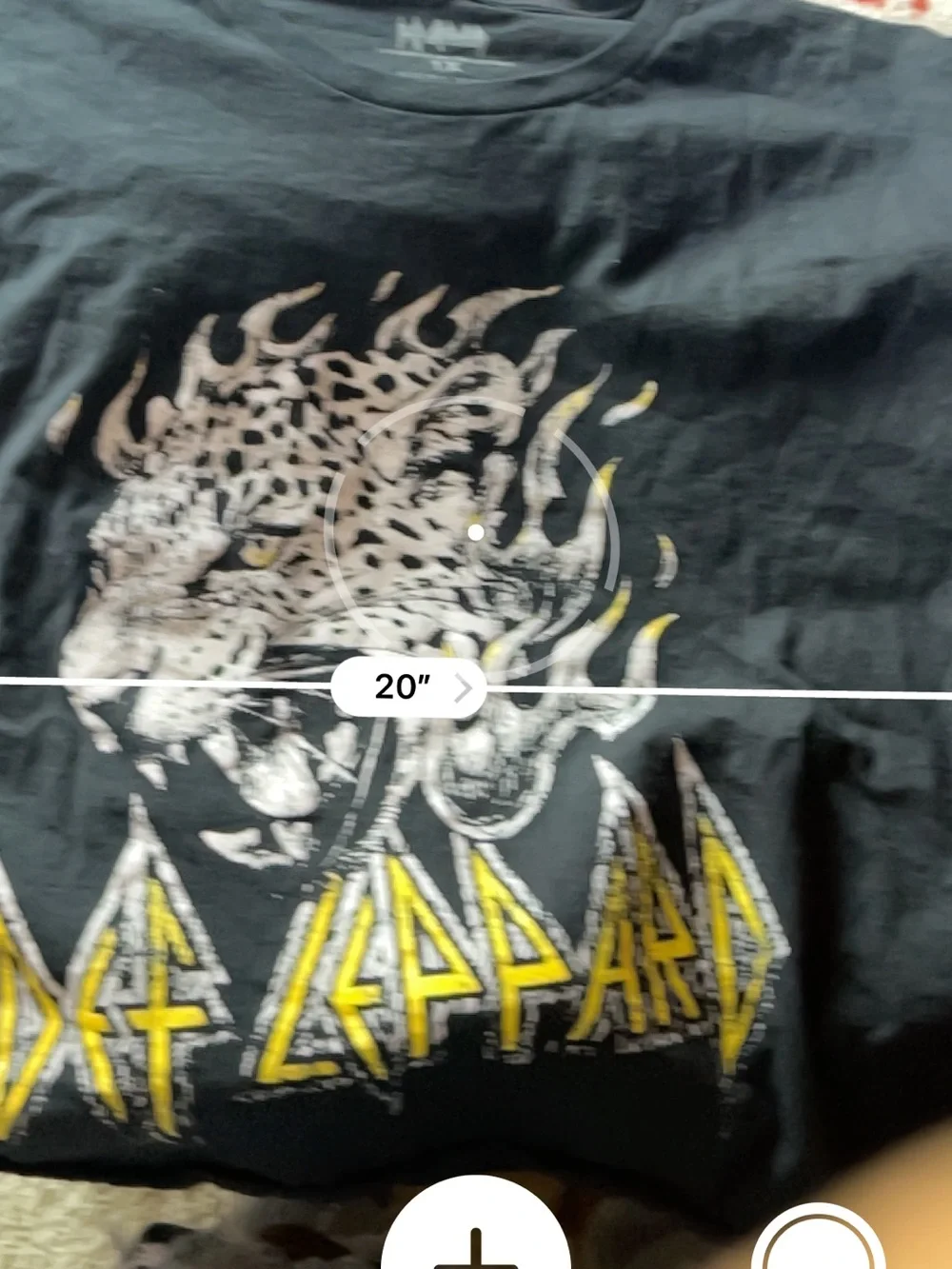Bravado Black Tee with Yellow-Accented Leopard Graphic